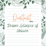 Dream: Glimpse of Unicorn