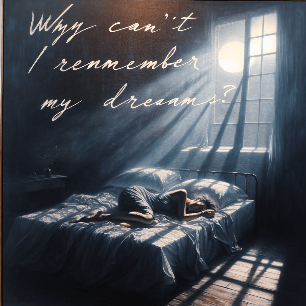 Why Can't I Remember My Dreams