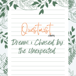 Dream : Chased by the Unexpected