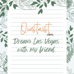 Dream: Las Vegas with my friend