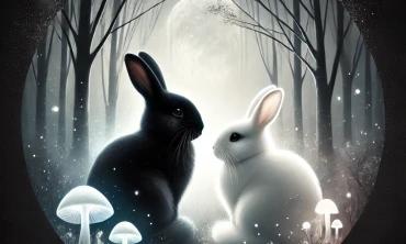 What Does Dreaming of a Black and White Rabbit Mean? Dream Interpretation